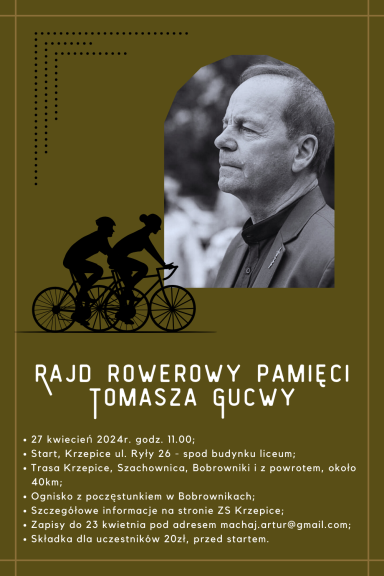 Rajd rowerowy pamięci Tomasza Gucwy