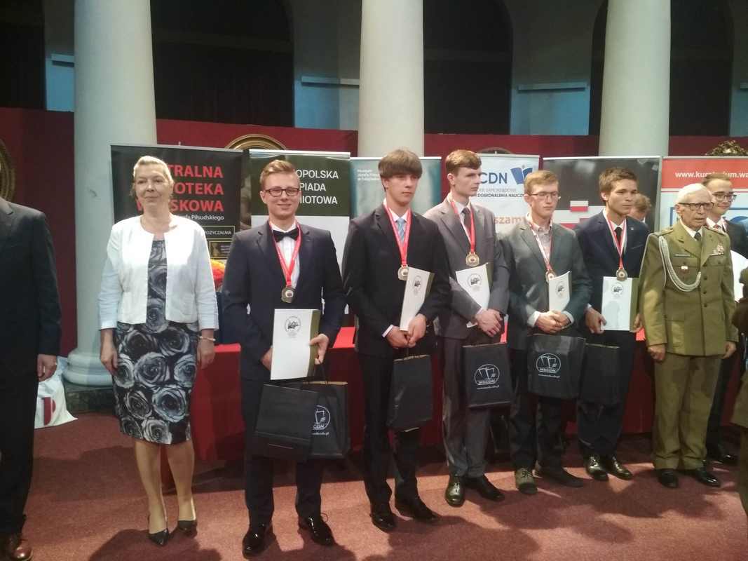 drian Mazik finalistą i laureatem Ogólnopolskiej Olimpiady  Przedmiotowej
