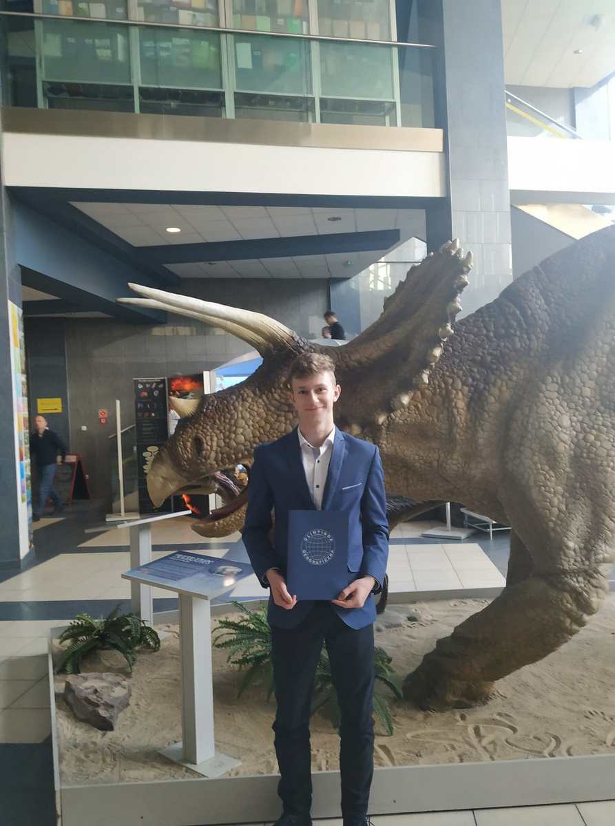 Kolejny finalista ogólnopolskiej olimpiady w naszej szkole!